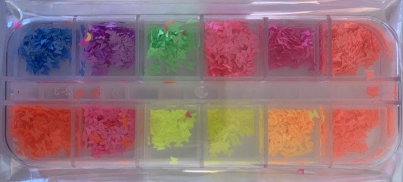 12 grid luminous nail art 12 grid luminous nail art