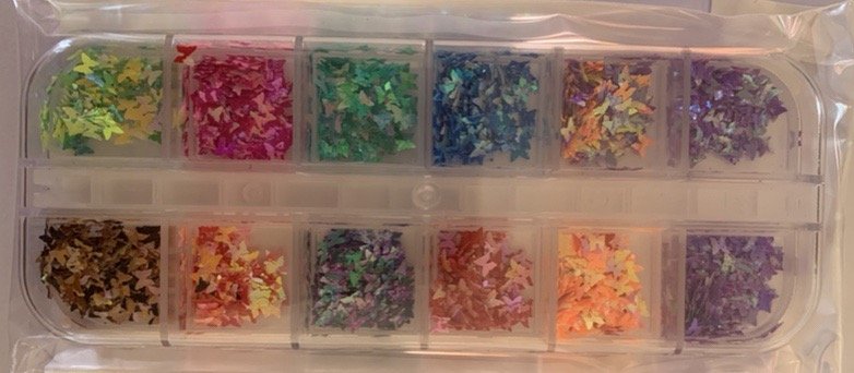 12 grid luminous nail art 12 grid luminous nail art