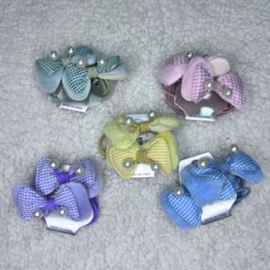 2 Pack Bow Hair Ties