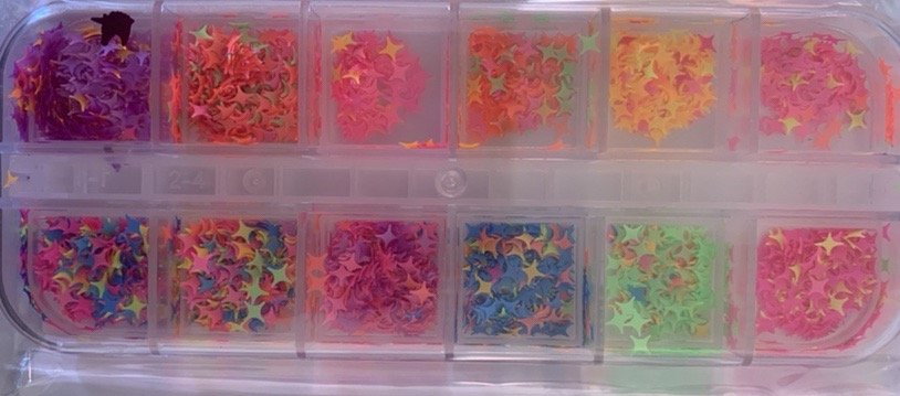 12 grid luminous nail art 12 grid luminous nail art