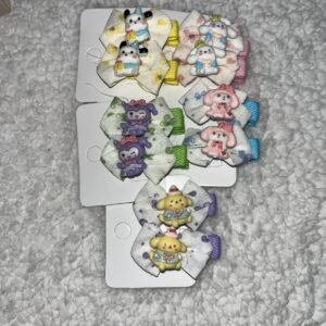 kiddies mini sanrio hair bow clips 2pc