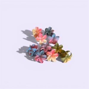 mini flower claw clip